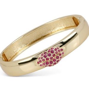Betsey Johnson Lips Bracelet